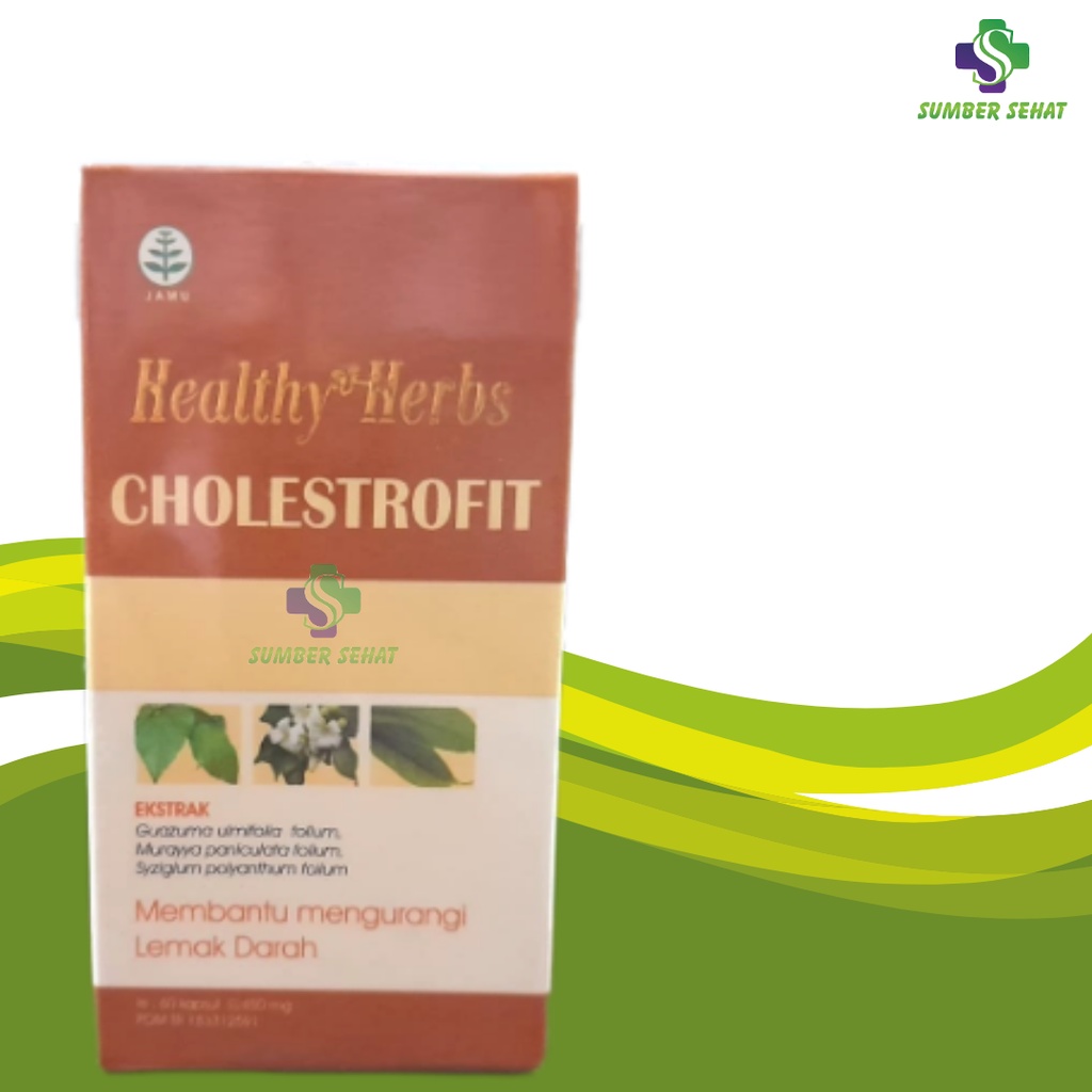 HEALTHY HERBS CHOLESTROFIT BOTOL 60 KAPSUL