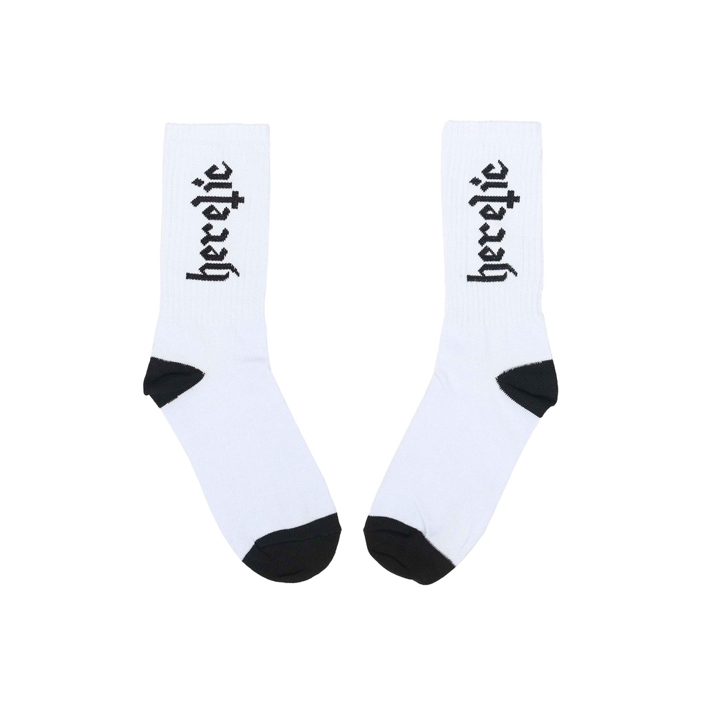Heretic - Socks / Kaos Kaki - White Logo