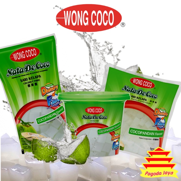 Jual Wong Coco Sari Kelapa Nata De Coco Cubes Cocopandan 850 Gr(Kemasan ...