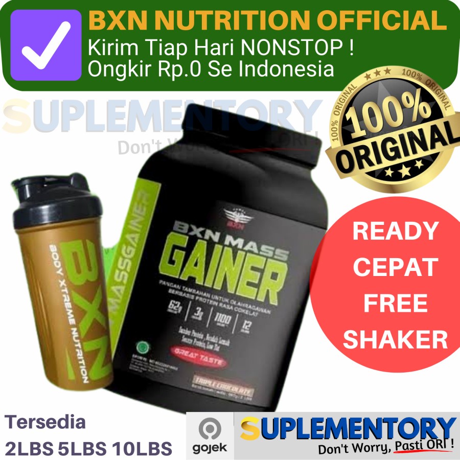 

BXN Mass Gainer 2 LBS lb 2lbs 2lb Susu Fitnes