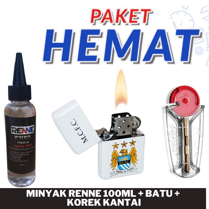 Paket Hemat Murah Kantai Manchester City + Minyak Renne 100ml + batu - Best Seller