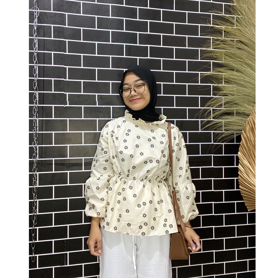 Bytha Floral Blouse | Atasan Wanita Terbaru