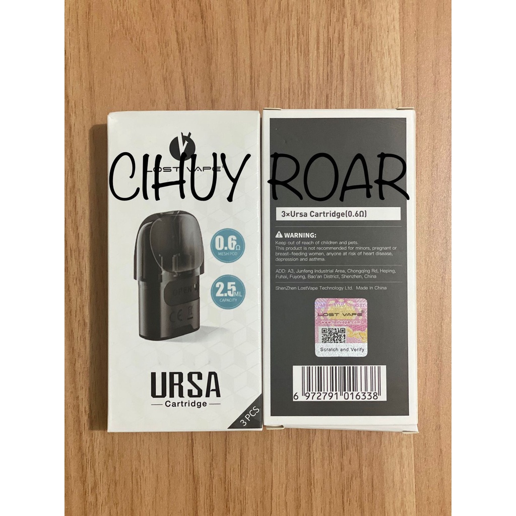 CARTRIDGE URSA ORIGINAL UNTUK PRO NANO S BABY