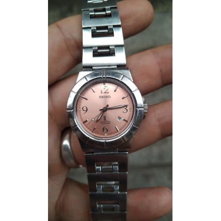 jam tangan cewek seiko LK perpetual calender cantik second bekas original