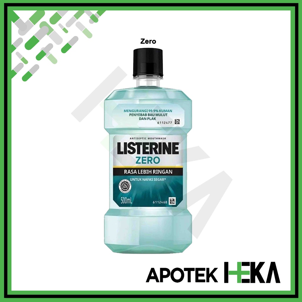 Listerine Mouthwash 500 ml - Obat Kumur Antiseptik (SEMARANG)