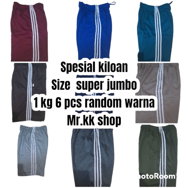 PAKET 6  pcs  KOLOR SUPER JUMBO unisex BB 90- 120kg (BS request warna)