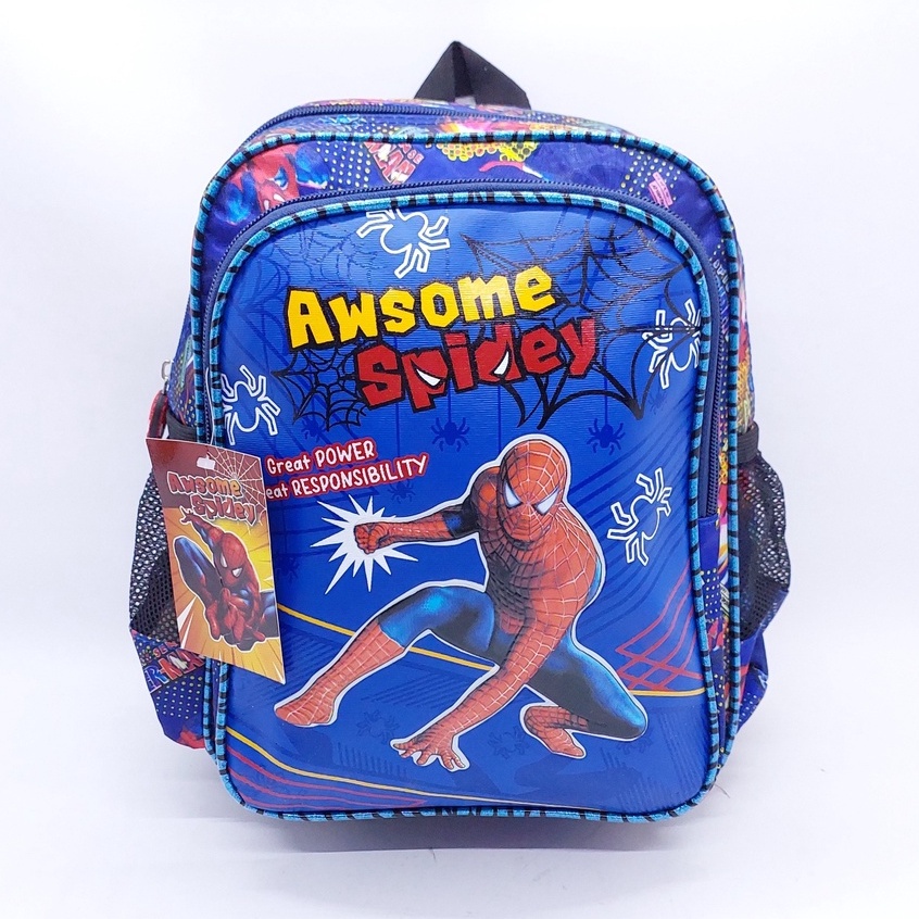 Tas Anak PALO ALTO Laki-Laki Karakter 16 INCHI MURAH / Tas Anak PALO ALTO Cowok TK SD SPIDERMAN TIMBUL 3 RUANGAN / Tas Anak COWOK ALTO SPIDERMAN ORIGINAL / TAS SEKOLAH ANAK LAKI-LAKI MOTIF HERO / TAS ANAK SEMI TIMBUL SPIDERMAN PALO ALTO MURAH BARU ORI