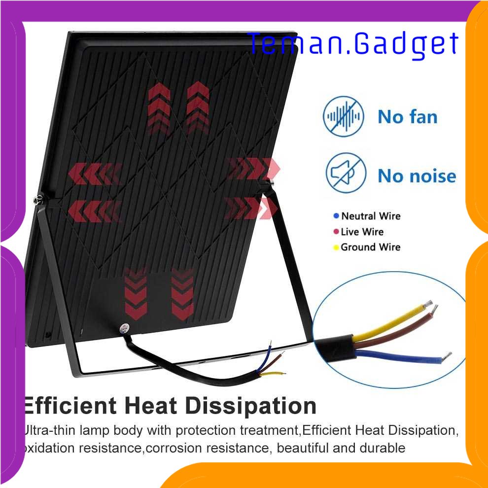 TG-LMP Green Wisdom Lampu Sorot LED Flood Light RGB - GW50