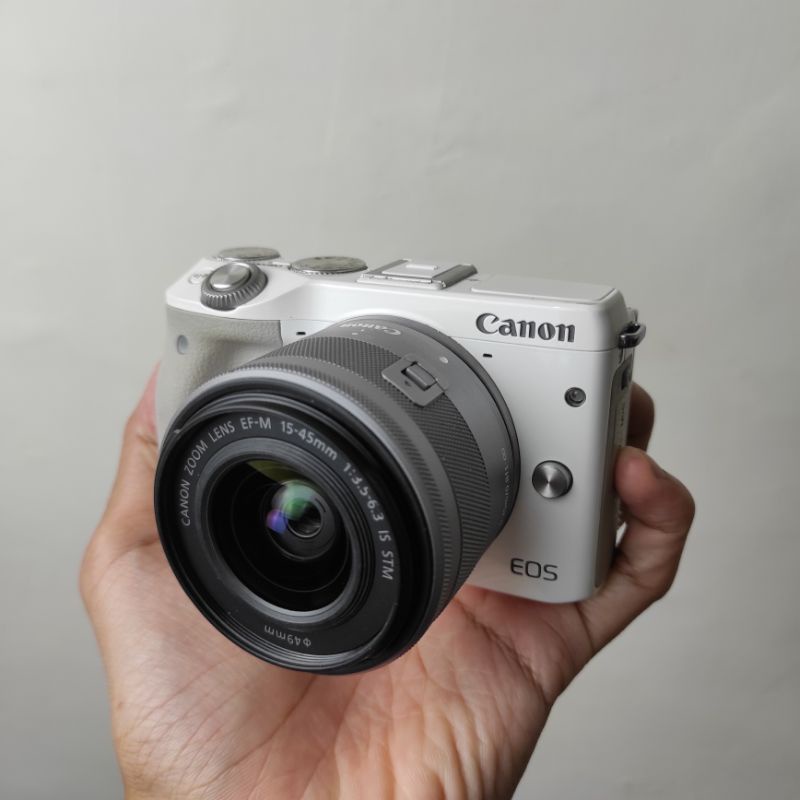 Mirrorless Canon Eos M3 Mulus Siap Pakai