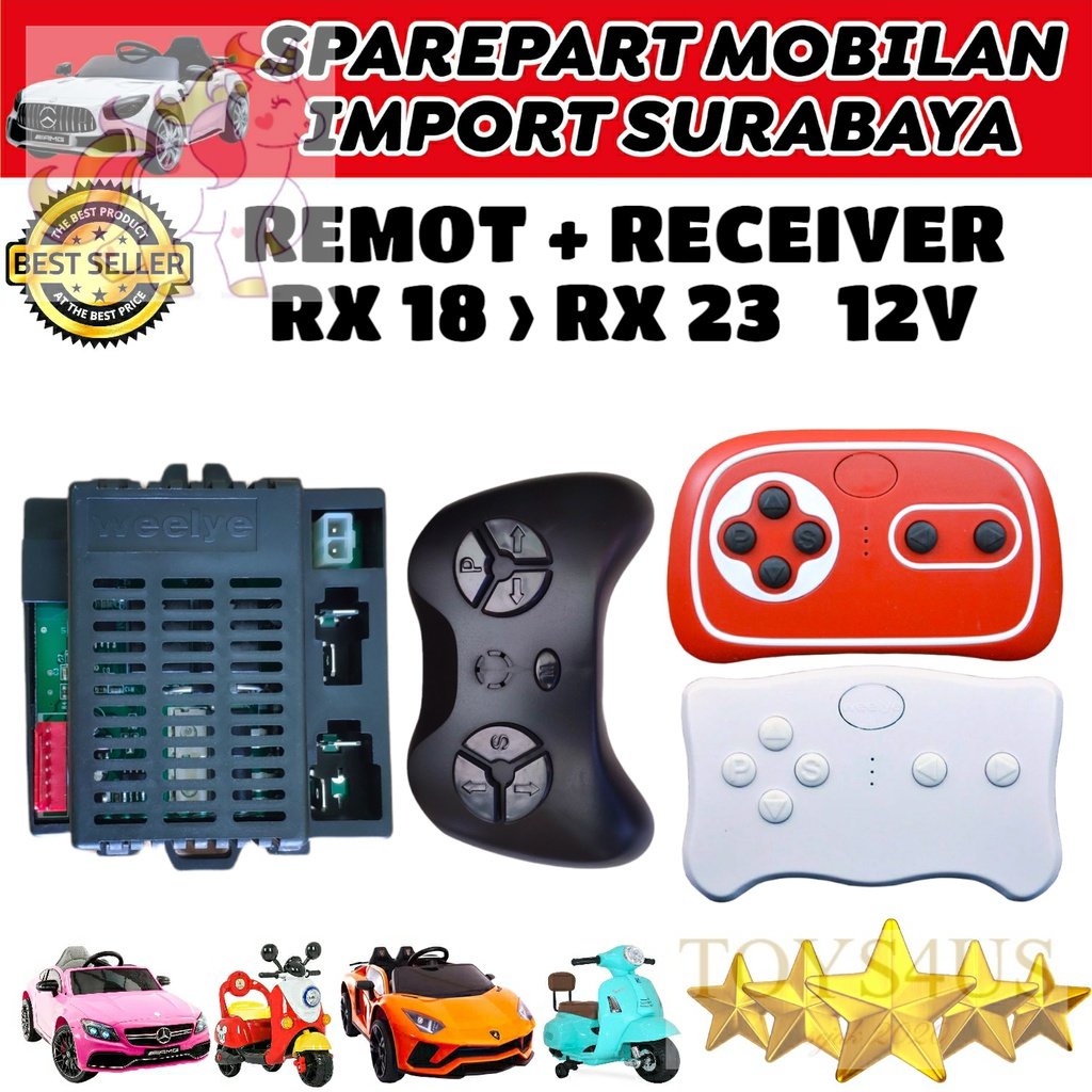 Toys4Us - RX18 WEELYE RX23 WELLYE RX 18 RX 23 JEEP RUBICON AUTO WHEELERS PMB PLIKO MOBIL MAINAN ANAK