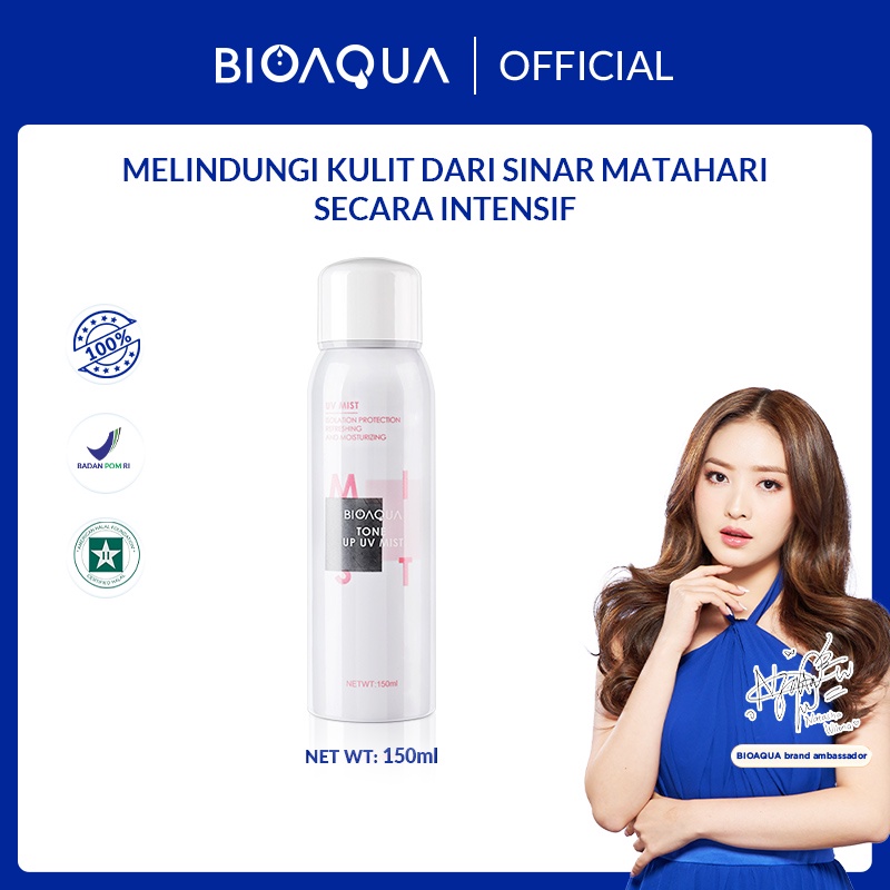 Jual BIOAQUA Tone Up UV Mist 150ml Brightening Anti UV Moisturizing