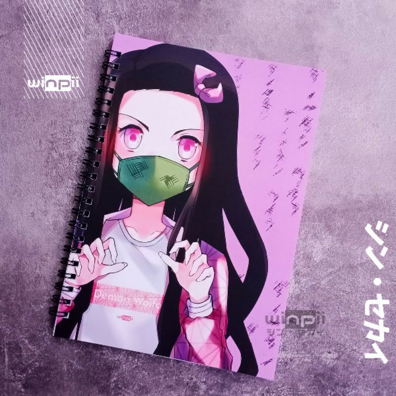 

Notebook / Buku Catatan Kamado Nezuko V2 Kimetsu No Yaiba