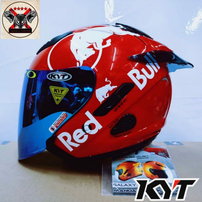HELM KYT GALAXY FLAT R PAKET GANTENG