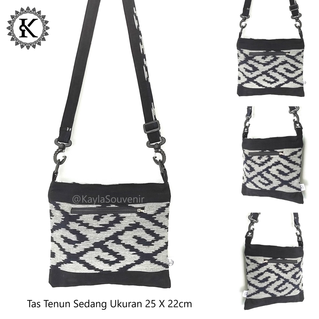 Tas Selempang Tenun Sedang / Tas Tenun Sedang - Kain Etnik