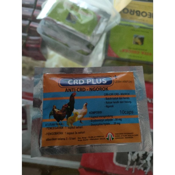 Crd Plus Obat Crd Ngorok Batuk Ayam Unggas