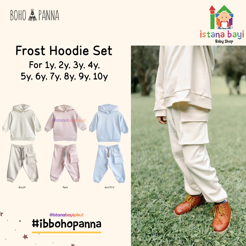 BOHOPANNA - FROST HOODIE - SETELAN ANAK 1-10 TAHUN