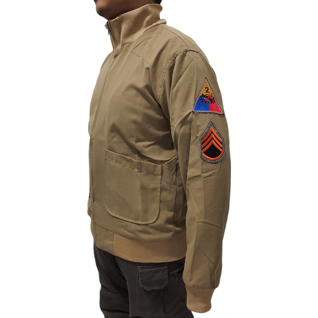 fury jaket khaki/coyote/green army canvas lokal produk high quality