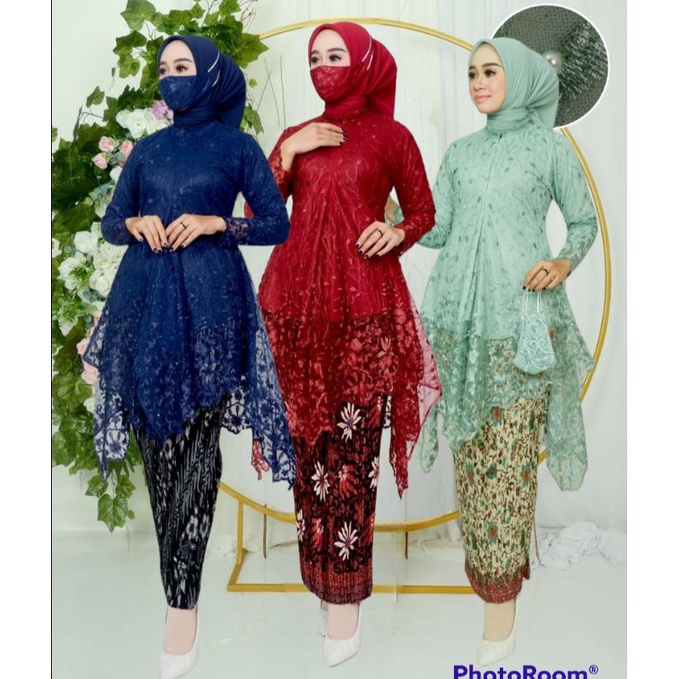 Kebaya Tunik Busui / Kebaya Modern / Kebaya Wisuda Kekinian / Stelan Kebaya Wanita