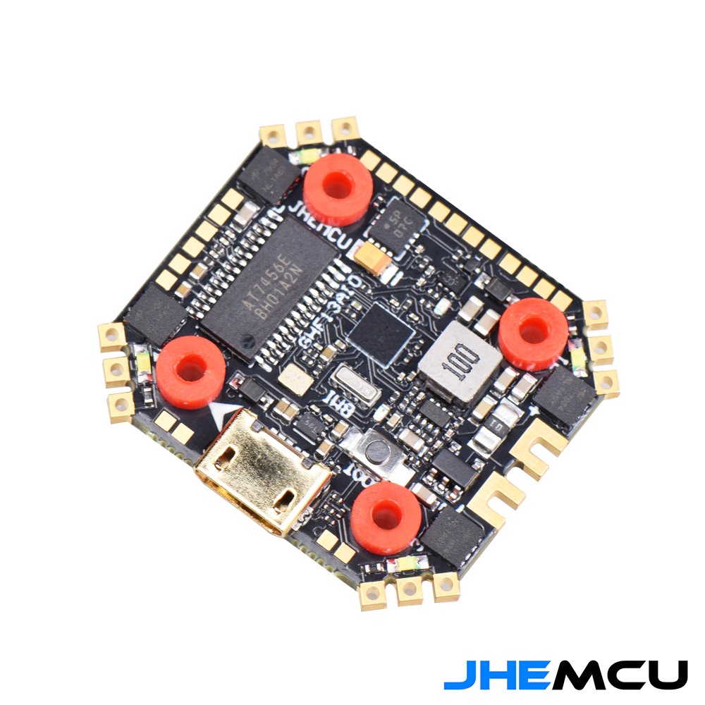 JHEMCU GHF13 AIO BMI F4 2-4S Flight Controller FC 13A 4IN1 ESC 16x16mm