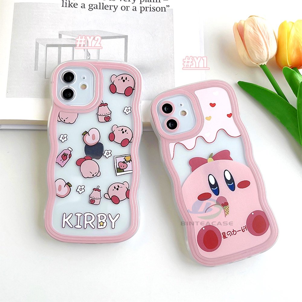 Case Bahan TPU Motif Kartun Kirby Pig Untuk iPhone 11 14 12 13 Pro MAX 7 8 Plus 6s Plus XR 14 Plus XS MAX