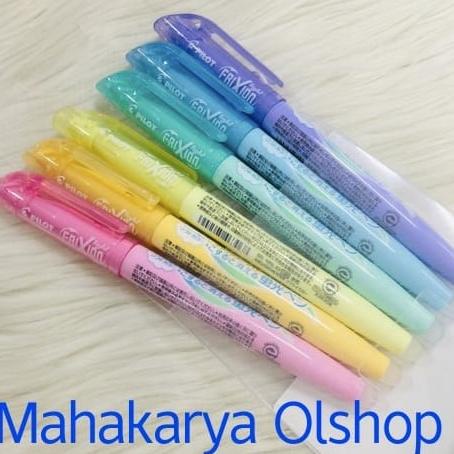 

Sale Highlighter Pilot Frixion 1 Set Isi 6Pcs / Stabilo Frixion /ALAT TULIS AESTHETIC/ALAT TULIS SEKOLAH/ALAT TULIS SET/ALAT TULIS LENGKAP/ALAT TULIS ANAK/ALAT TULIS LUCU