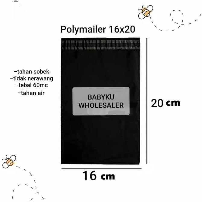 

Polymailer 16 X 20Cm 100 Lembar / Amplop Plastik Packing
