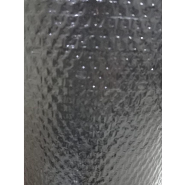 

Plastik bubble wrap roll hitam dan bening wellpack uk 125cm x 50m - bening