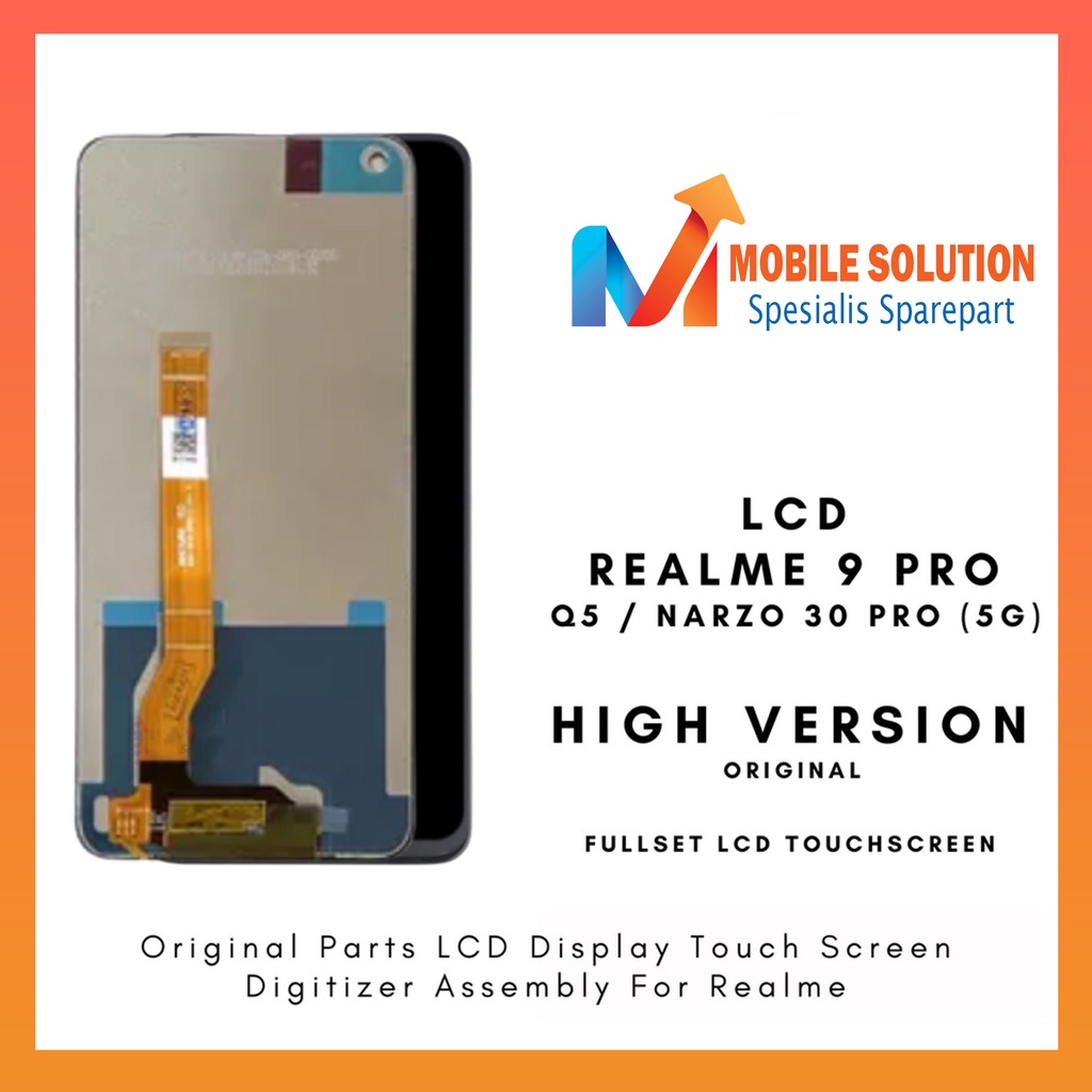 Grosir LCD Realme 9 Pro / LCD Realme Q5 / LCD Narzo 30 Pro (5G) Fullset Touchscreen Garansi 1 bulan + Packing / Bubbel