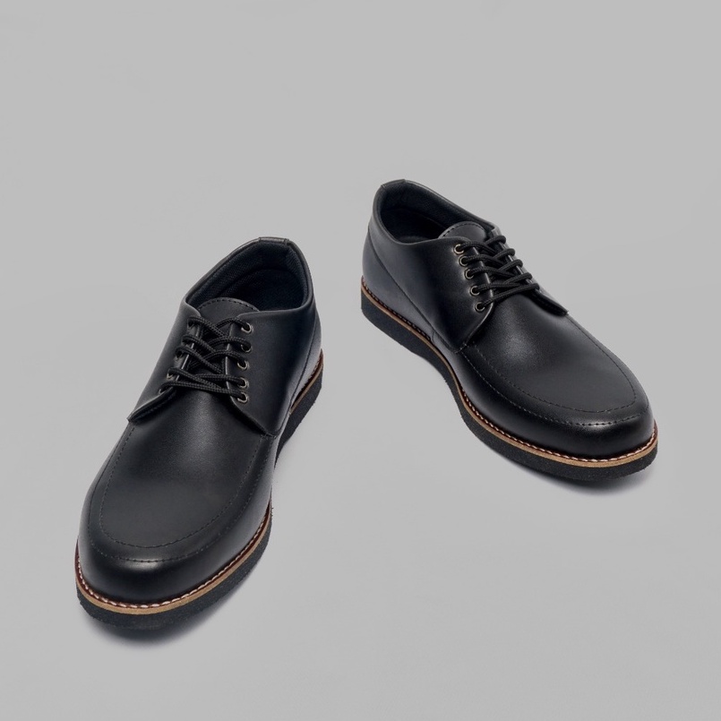 sepatu kantor pria armanijin black