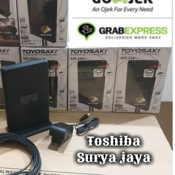 Antena TV Indoor/Outdoor Digital/Analog Toyosaki AIO 235-SC - Antena