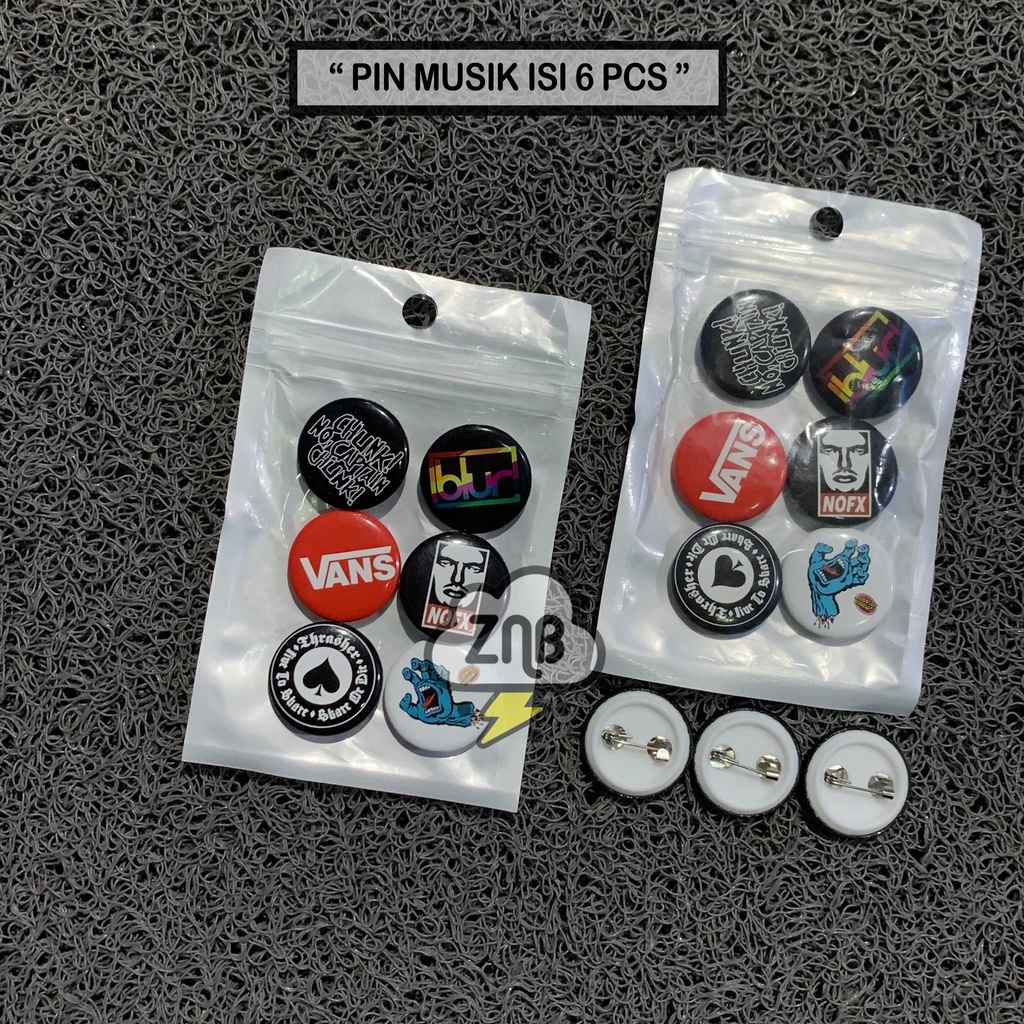 PIN BUTTON / BROS PIN MINI MUSIK/HYPE KWALITAS PREMIUM