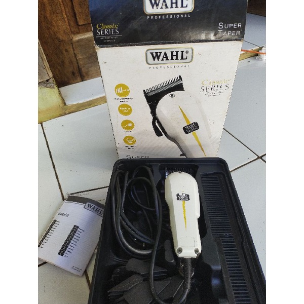mesin cukur wahl super taper jaminan original bekas