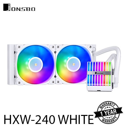 JONSBO HXW-240 WHITE ARGB LIQUID COOLING CPU AIO