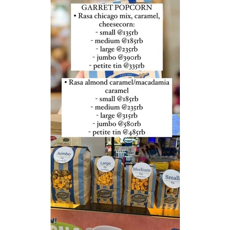 

Pelunasan Garret Popcorn
