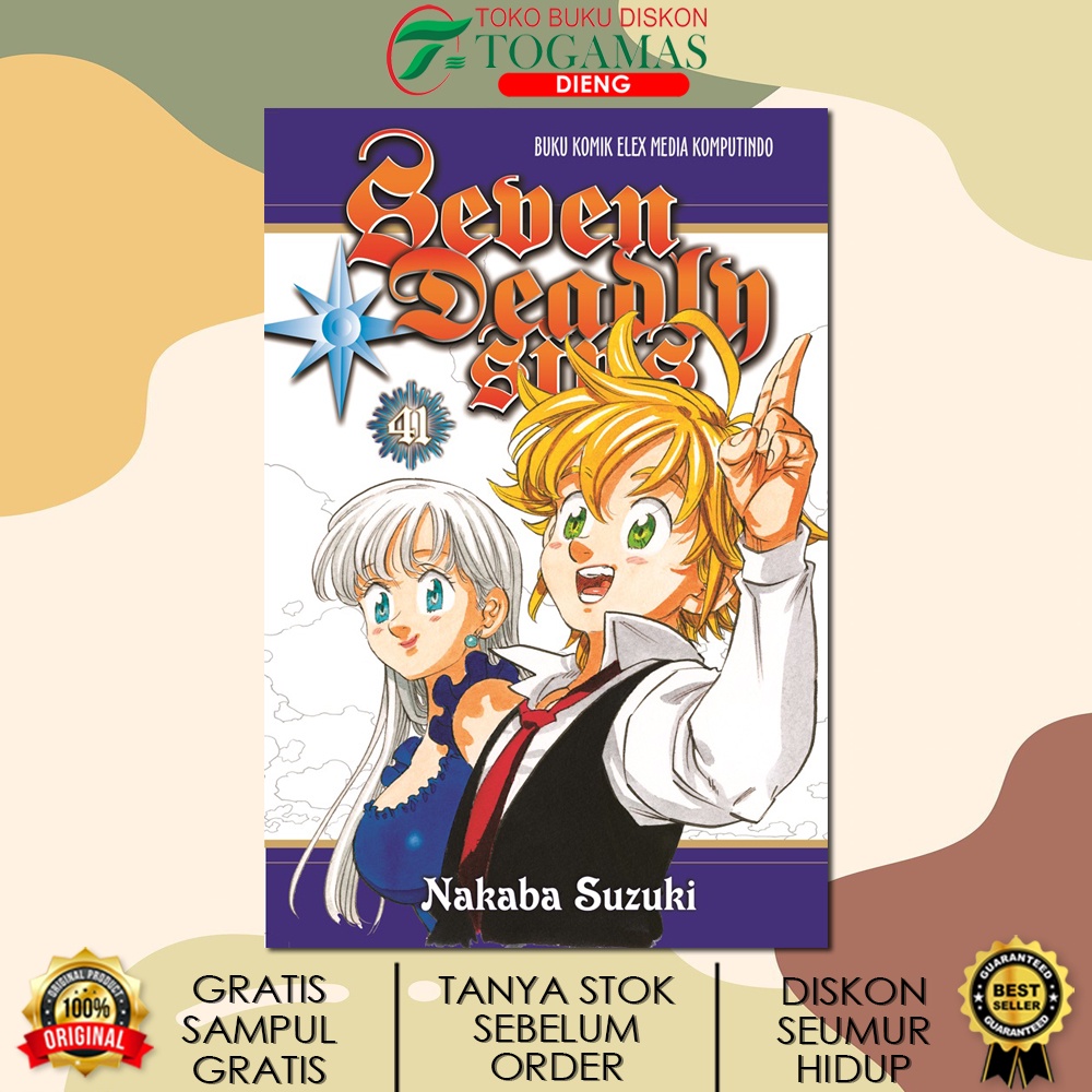 SERI KOMIK SEVEN DEADLY SINS KARYA NAKABA SUZUKI / ELEX MEDIA KOMPUTINDO