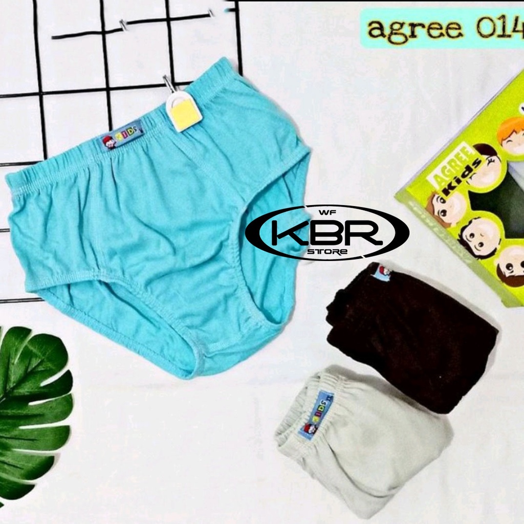 [3pcs]  CD AGREE KIDS AK 014 / AK 23| Celana dalam Agree kids| celana dalam anak-anak wf store