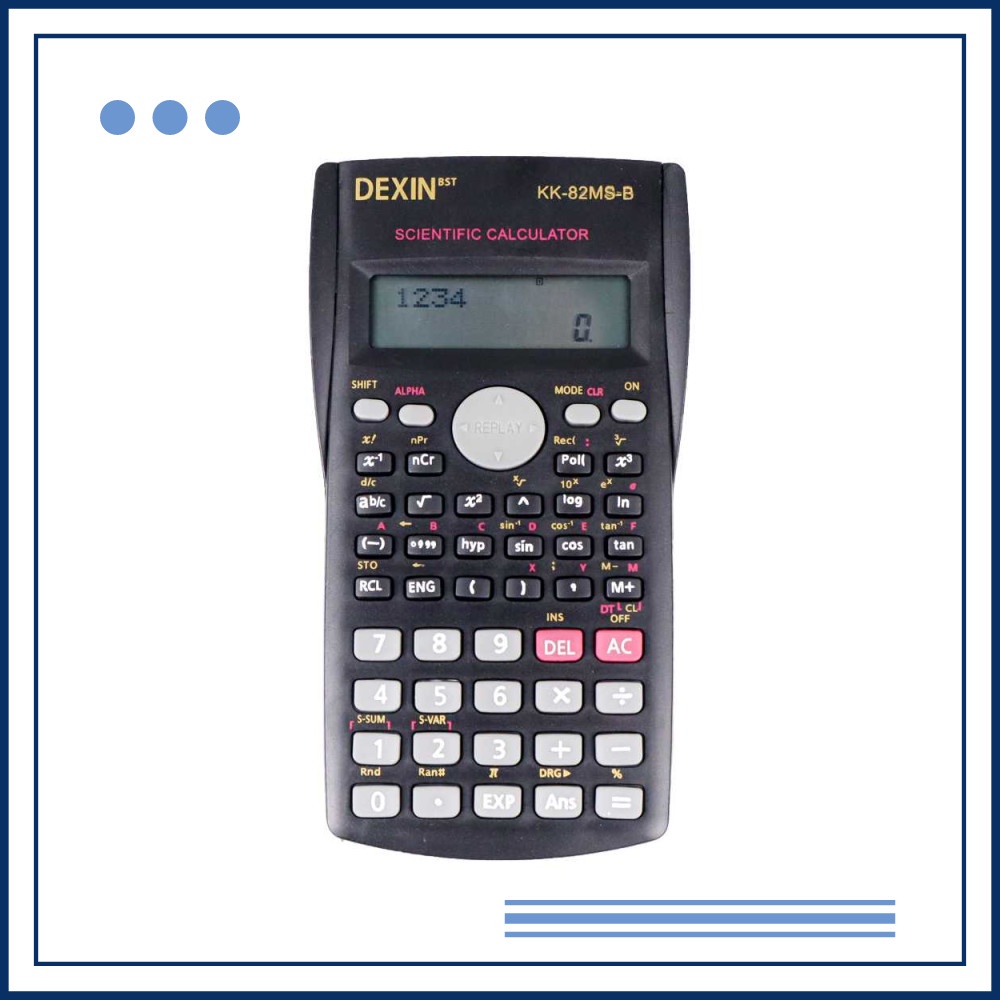 

Promo DEXIN Kalkulator Elektronik Scientific Calculator - KK-82MS-B Elegan