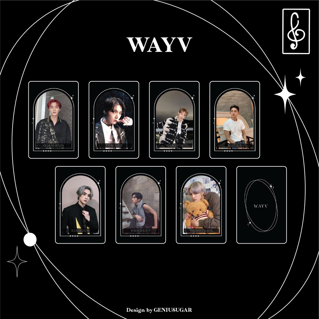 [DECO NCT] PHOTOCARD BOYFRIEND MATERIAL SELCA 127 DREAM WAYV 2020 UNOFFICIAL