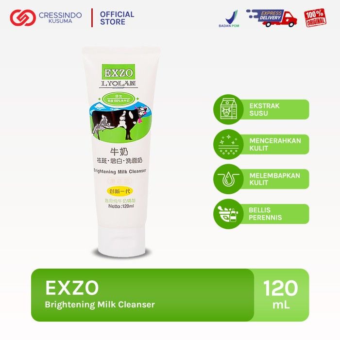 EXZO LYOLAN Brightening Milk Cleanser 120ml