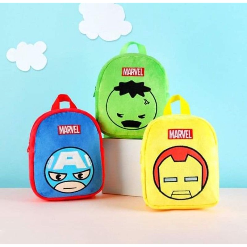 Tas Anak Lucu Karakter Marvel - MINISO Backpack