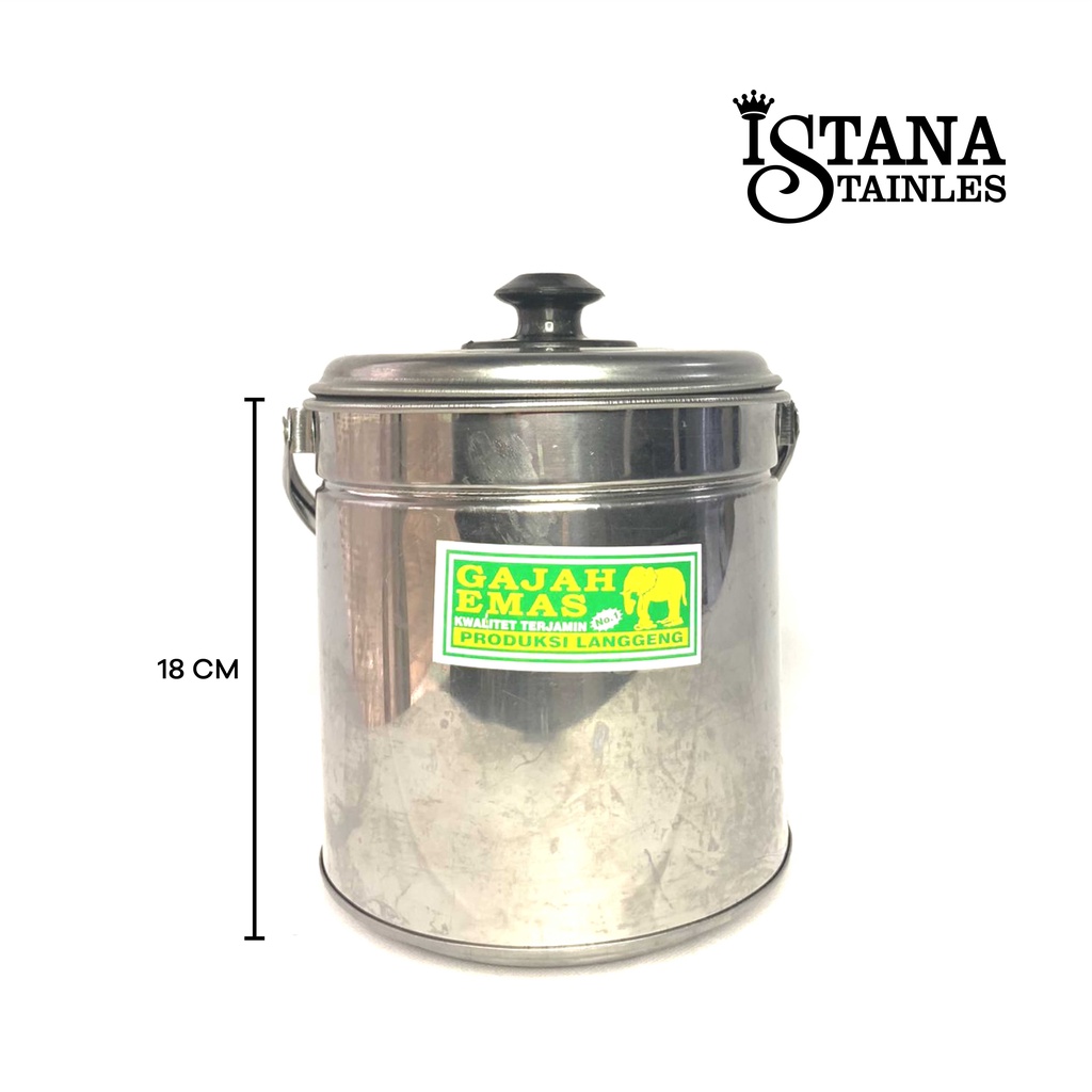 Rantang Tunggal Stainles Besar