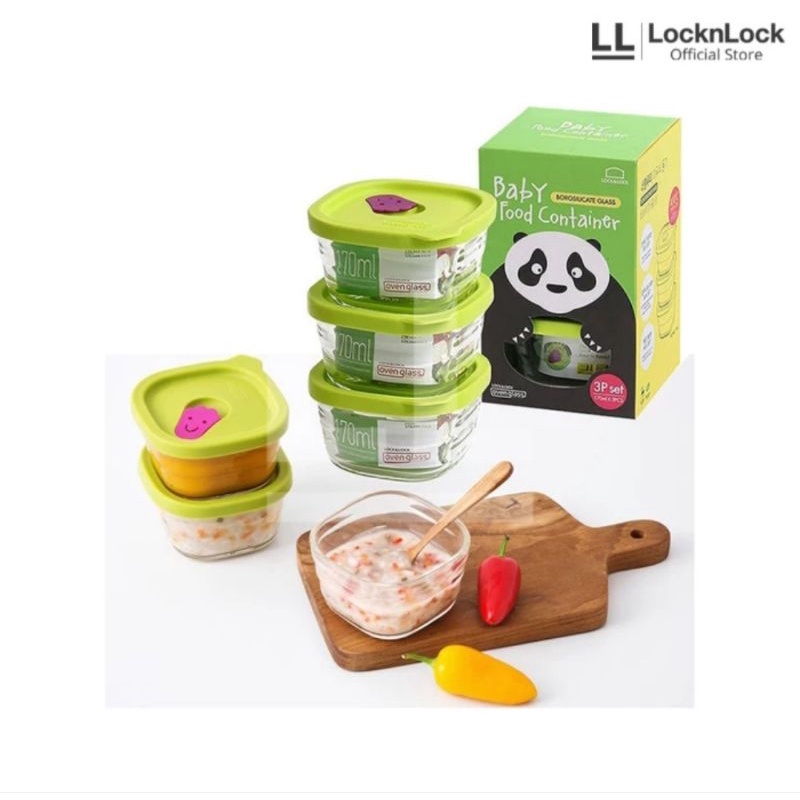 Lock n Lock Baby Food Container Wadah/Tempat Makan MPASI Bayi 170 ml