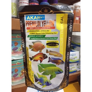 PELET AKARI PREMIUM YELLOW CICHLID (1mm)