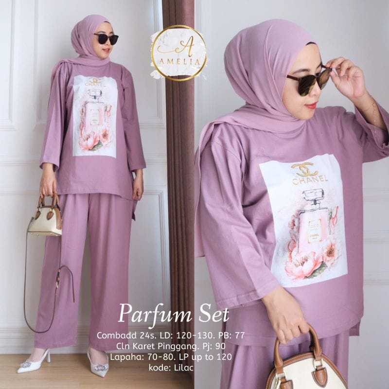 SETELAN SABLON / one set wanita / one set sablon / one set crinkle / setelan crinkle airflow / baju 
