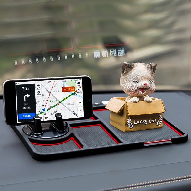 Alas Mobil Dashboard Anti Slip Dudukan Handphone/Mat Dashboard Mobil Anti Slip/Phone Holder Mat Mobil Dashboard