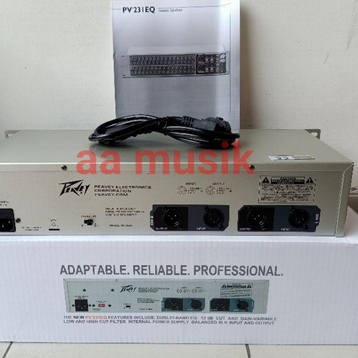Terbaik EQUALIZER PEAVEY 231 EQ PEAVEY 2x31 BAND PV231EQ