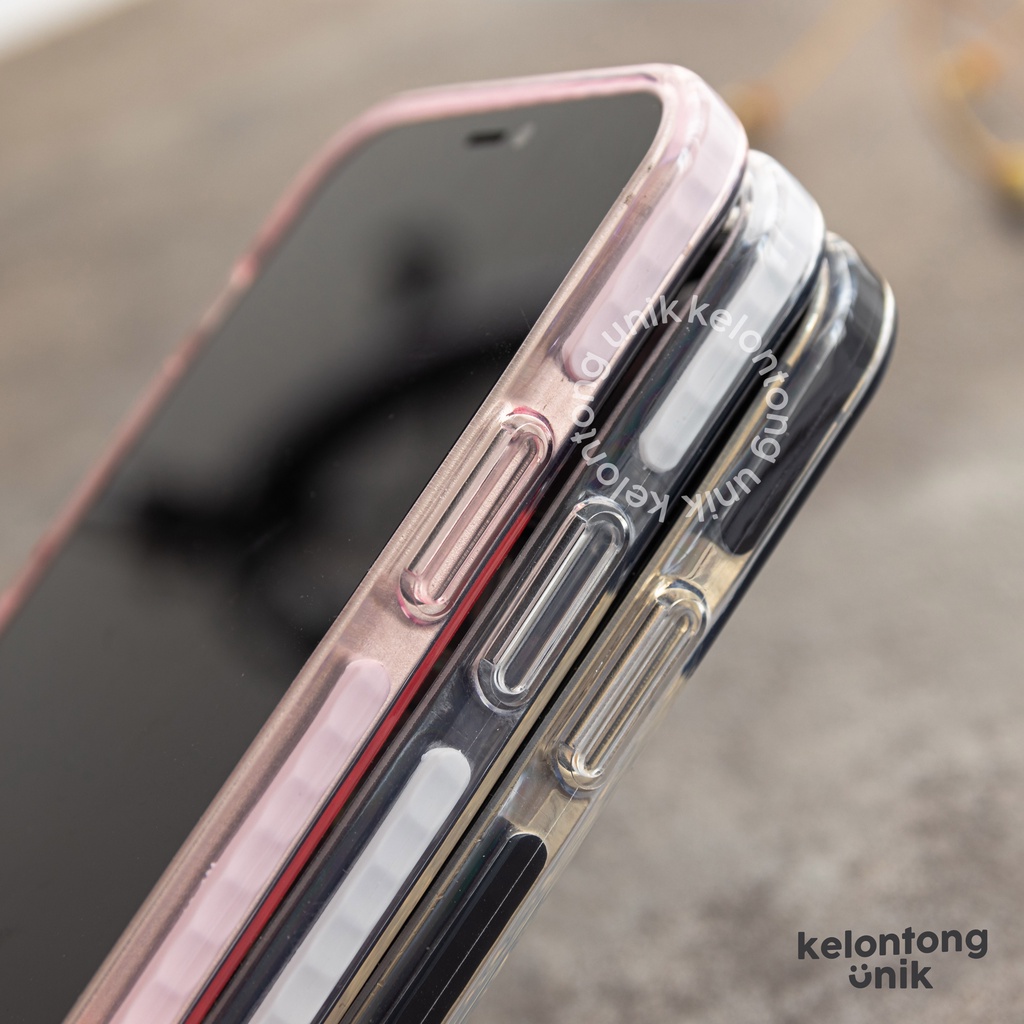 (Seri 2) For iPhone - Anti Knock Diamond Lanyard Rantai Soft Case/ Sling Case Tali