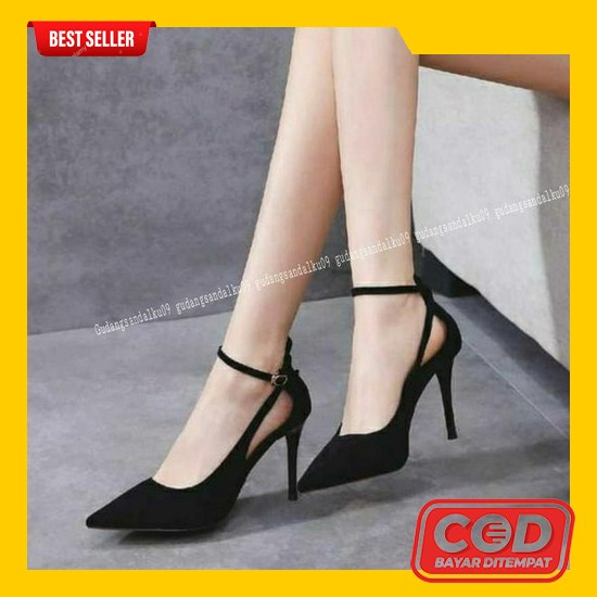 Haigh Hils Import Murah Heels Wanita Terbaru High Hils Remaja Kekinian Cod Heels Wanita Casual - Hi