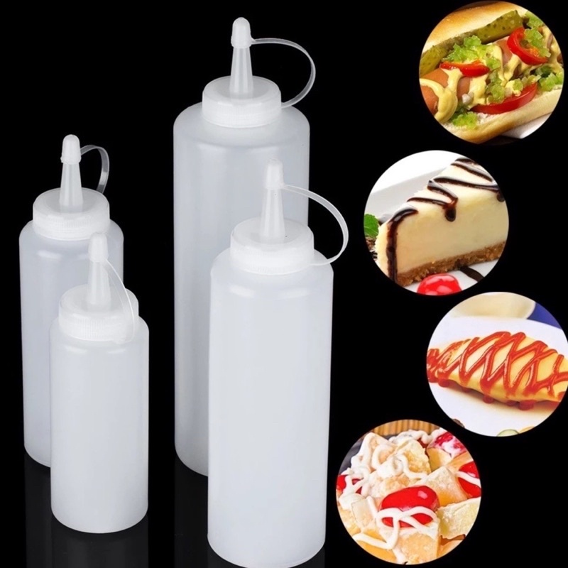 Botol Kecap Plastik - Botol Saus Saos - Botol Mayones - Botol Serbaguna - Botol Plastik Sambel Minyak Anti Tumpah