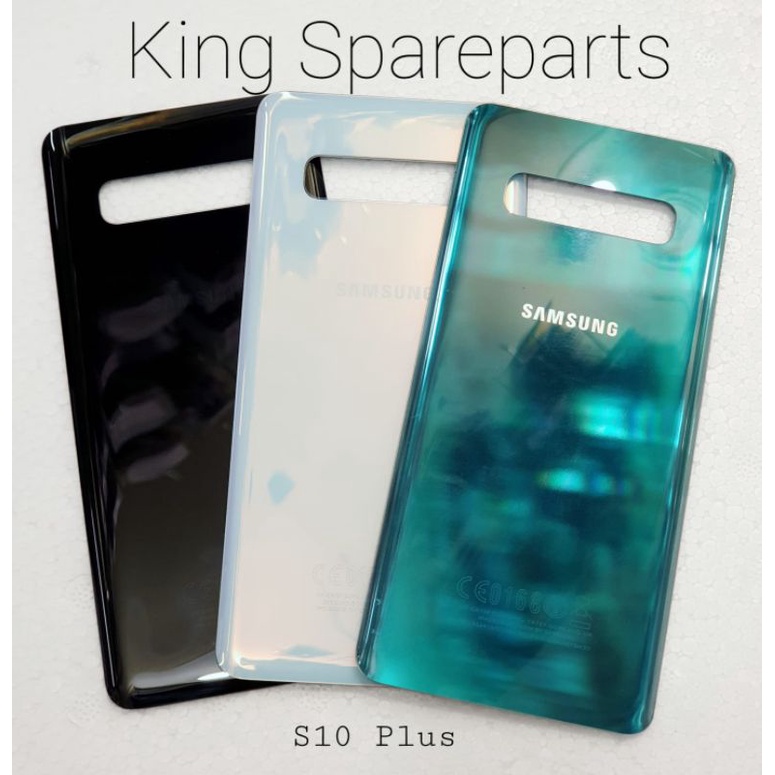 BACKDOOR BACKCOVER TUTUP BELAKANG CASING SMASUNG GALAXY S10 PLUS ORIGINAL